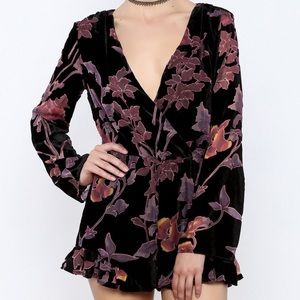 Floral Honey Punch Romper